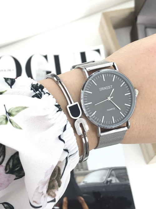 Жіночий годинник Ernest Lena Silver