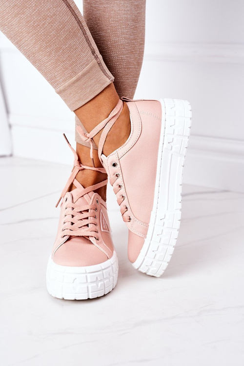 Жіночі кросівки на платформі Рожеві Big City Life