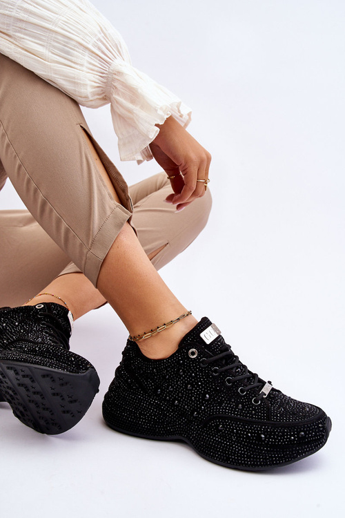 Жіночі кросівки на платформі GOE JJ2N4058 Чорні