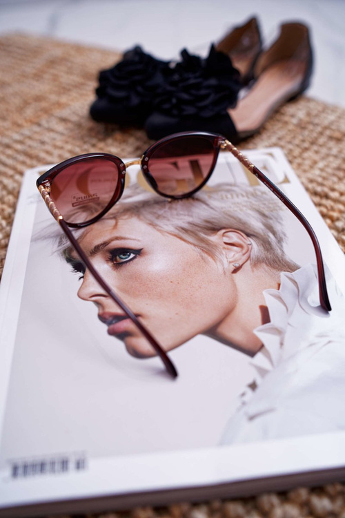 Коричневі сонцезахисні окуляри Prius PR-V09