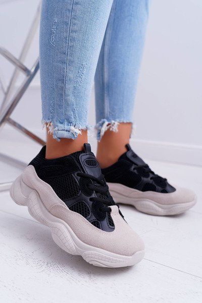 Спортивне жіноче взуття Airy Fabric Black Beige Thai