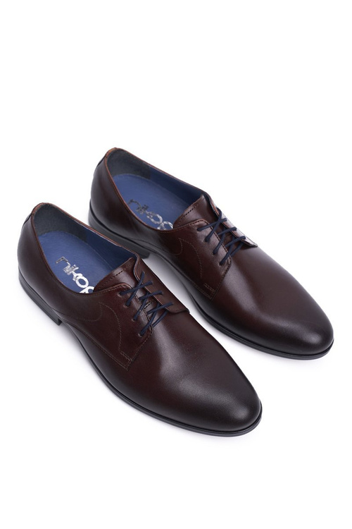 Чоловічі повсякденні шкіряні напівчоботи Nikopol Brown 1735