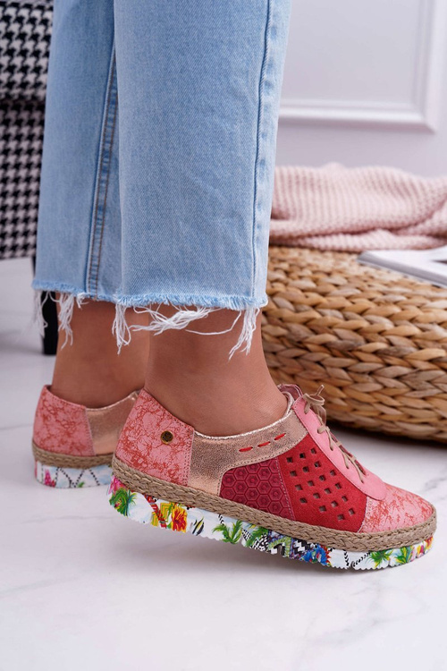 Жіночі шкіряні півчобітки Maciejka Coral 03339-18