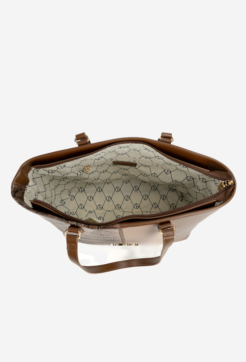 Сумка-шопер Тваринний візерунок NOBO BAG5740-M17 Коричнева