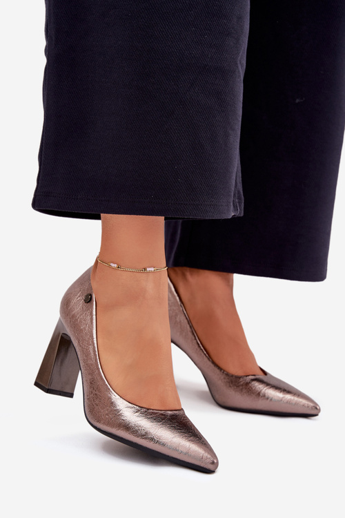 Жіноче Взуття На Каблуку Vinceza 62252 Графіт