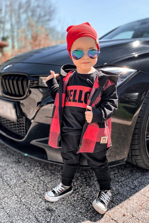 Дитячі класичні низькі кросівки BIG STAR HH374194 Чорні