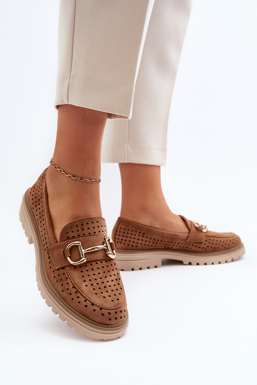 Жіночі мокасини Ajour з орнаментом Camel Talesse
