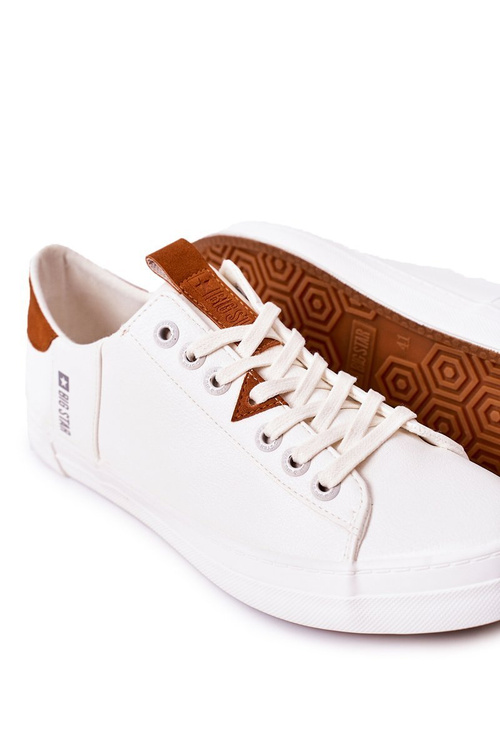 Чоловічі шкіряні кросівки Big Star GG174025 Білі