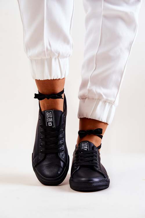 Шкіряні тенісні черевики Big Star JJ274312 Чорні