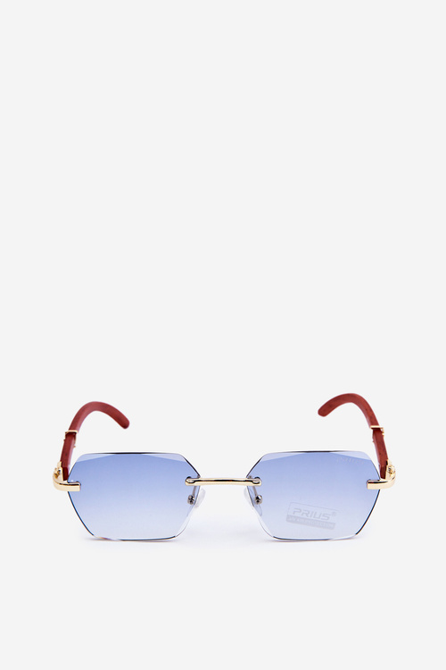 Коричневі жіночі сонцезахисні окуляри UV400