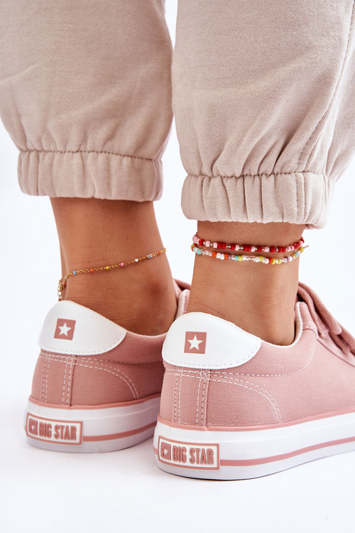 Класичні кросівки на липучці Big Star LL274A200 рожеві