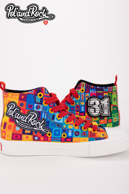 Кросівки Pol'and'Rock Festival X Big Star SS174504 Зелено-жовті