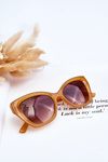 Жіночі сонцезахисні окуляри з написом M2404 Помаранчеві