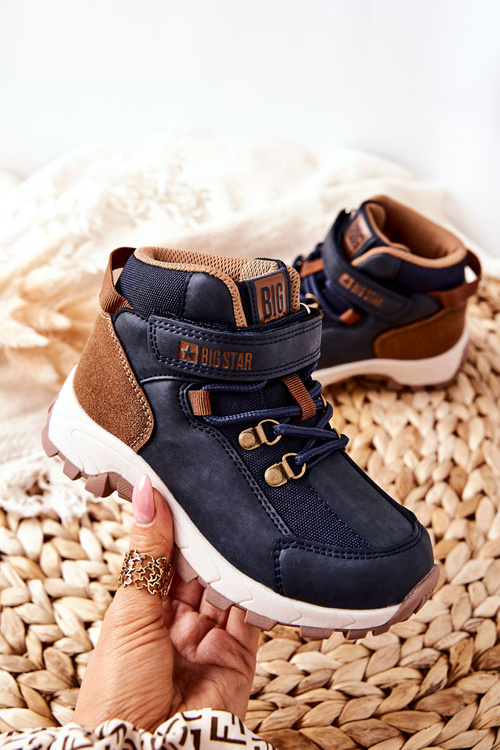 Дитяче трекінгове взуття Big Star II374098 Navy
