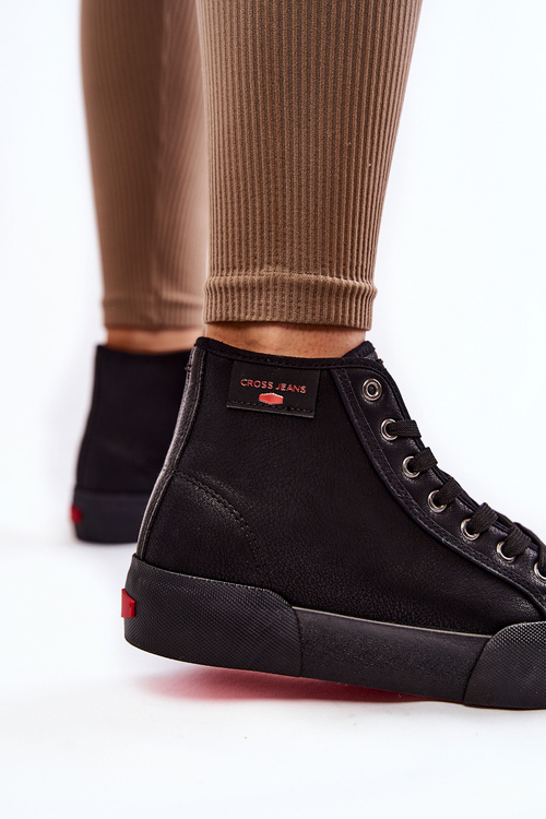 Жіночі високі кросівки Cross Jeans KK2R4055C Чорні