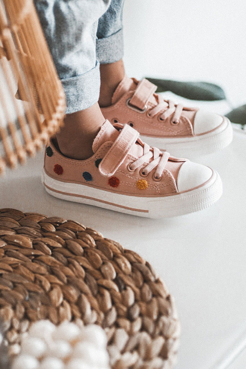 Дитячі кросівки на липучці BIG STAR JJ374054 Рожеві