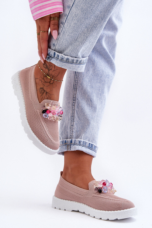 Жіночі тенісні сліпони з декором Pink Taylor