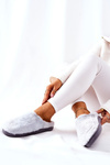 Тапочки на хутряній підкладці Light Grey Mecy