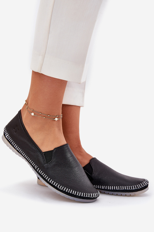 Шкіряні Балерини Maciejka T3512-71 Чорні