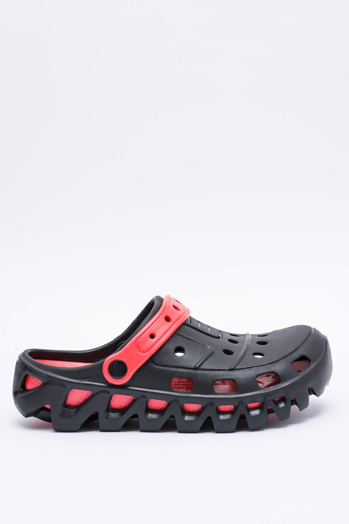 Чорні чоловічі садові легкі шльопанці Kroks Eva