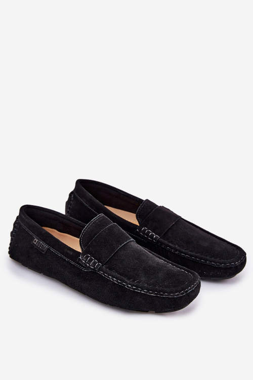 Замшеві Чоловічі Мокасини Big Star RR174049 Чорні