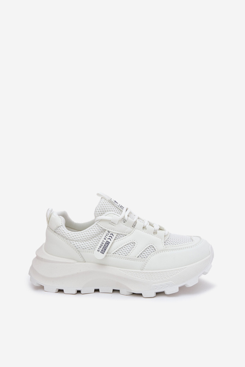 Жіночі Спортивні Кросівки На Грубі Підошві Білі Prononice