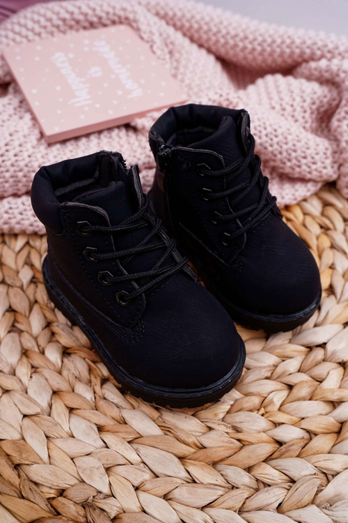 Дитячі черевики Trappers Black Dexter