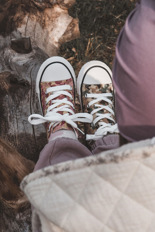 Високі дитячі кросівки на блискавці Filemon рожево-жовті