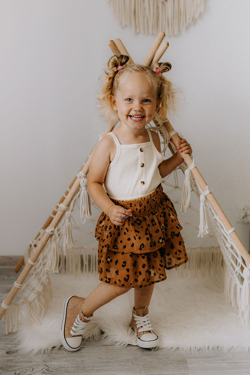 Дитячі високі кросівки Rose Gold Catrina