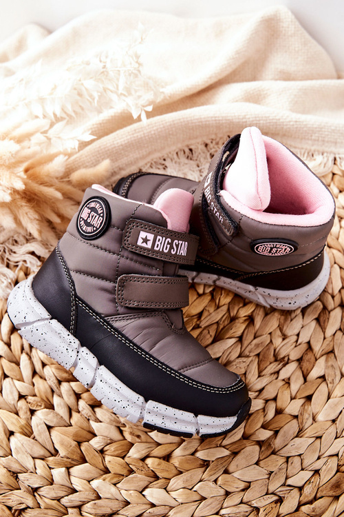 Дитячі снігові черевики Memory Foam Big Star II374071 сірі