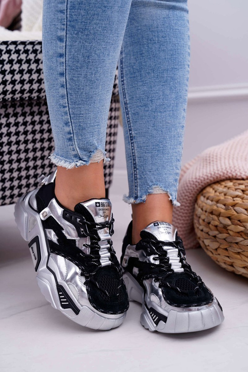 Жіноче спортивне взуття Big Star by Daniel Lopez Black Silver FF274A527