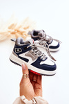 Дитяче високе спортивне взуття Navy Blue Bruce