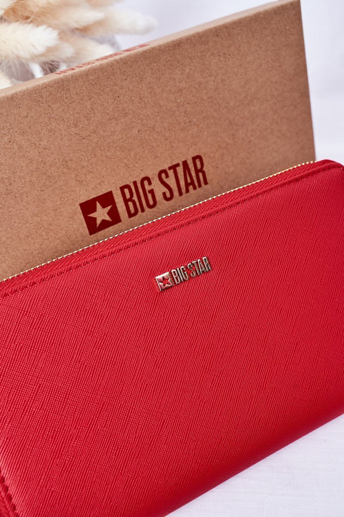 Великий шкіряний гаманець Big Star HH674003 Red