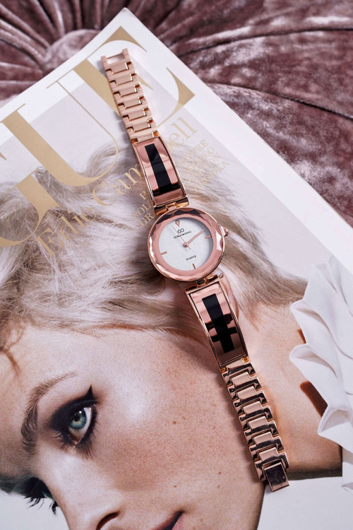 Жіночий годинник Giorgio & Dario Pink Gold Mephis