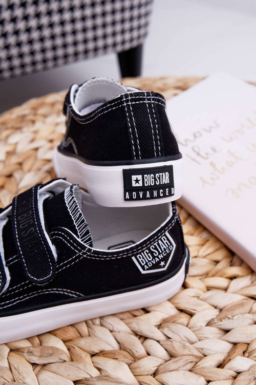 Дитячі кросівки на липучці Big Star FF374062 Чорні