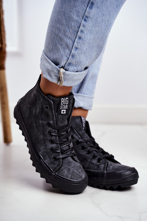 Жіночі кросівки Big Star High Warm Black GG274069