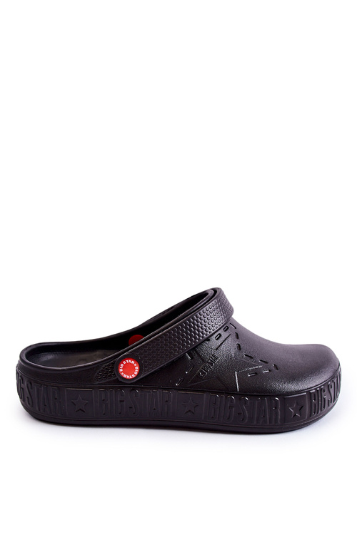 Чоловічі світлі тапочки Big Star II175001 Чорні