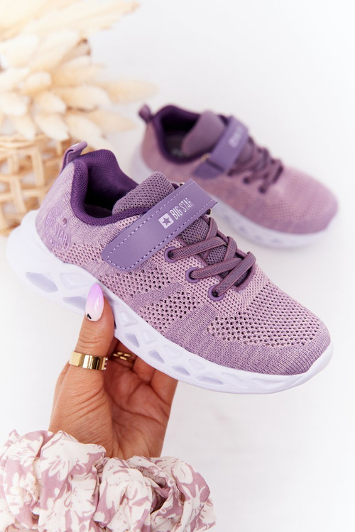 Дитяче спортивне взуття Кросівки Big Star HH374183 Фіолетовий