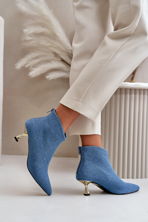 Джинси на підборах Blue Eberpia