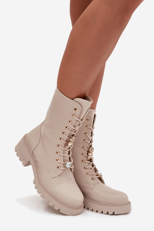 Жіночі Взуття Workery З Пряжками Міша Серце Бежеві Iravine