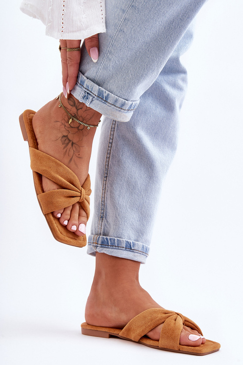 Жіночі оксамитові тапочки Camel Vanilla Sky