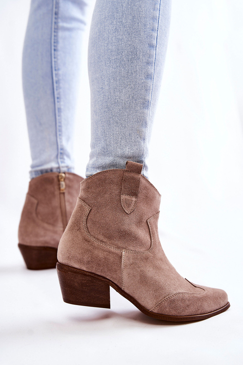 Жіночі ботильйони Spitz Lewski Shoes 3236 Cappucino