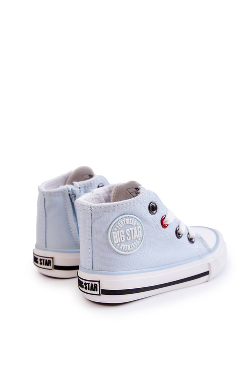 Дитячі високі кросівки на блискавці BIG STAR HH374088 Сині