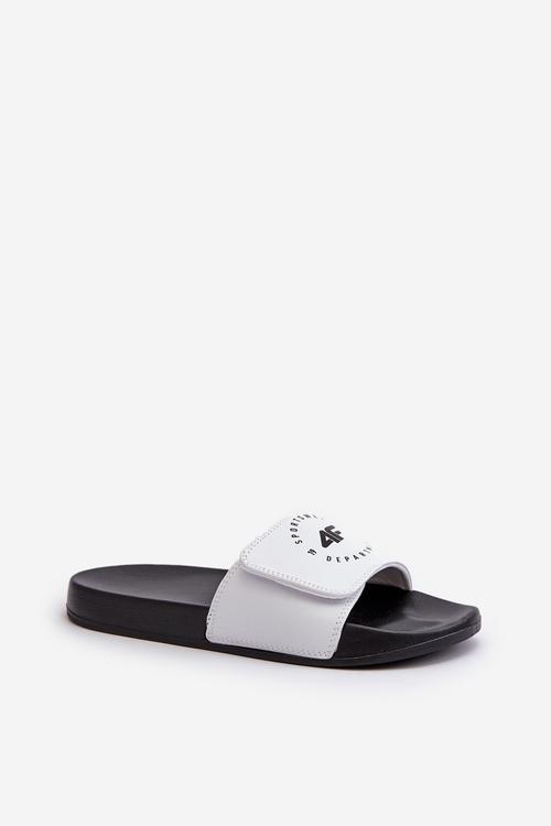 Тапочки дитячі 4FJMM00FFLIF042-10S білий-чорний