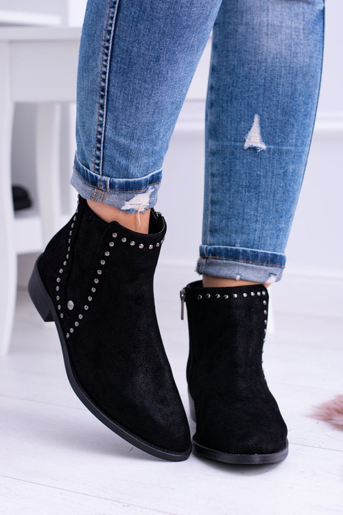 Чорні жіночі черевики Big Star на шпильці BB274529