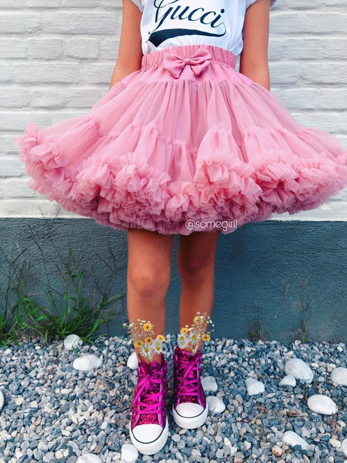 Дитячі кросівки з блискітками кольору фуксії Ally