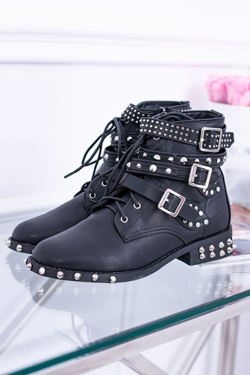 Жіночі черевики Lu Boo Verona з шипованими скельними пряжками