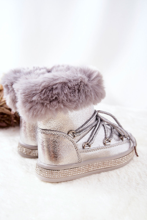 Дитячі чоботи з хутром Silver Grandis