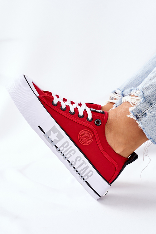 Кросівки на платформі BIG STAR II274025 Червоні