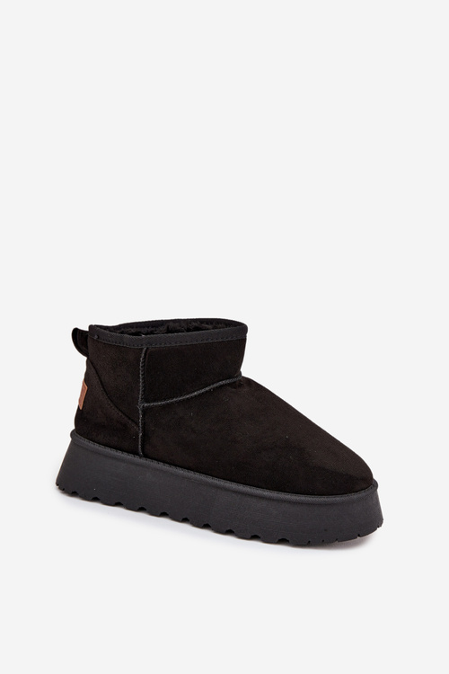 Жіночі зимові чоботи на платформі Чорні Celyra